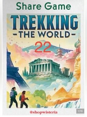 Trekking the World Share Game   @shopwisteria